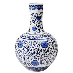 雅致赠礼之选 景德镇铭翔陶瓷仿古青花插花瓶